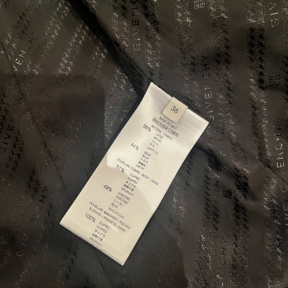Givenchy Midnight Blue Double-Breasted Blazer - Picture 6 of 14